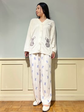 「アイテム（ルームウェア）」を使った、gelato piqueさん（レディース・158cm）の夏コーディネート