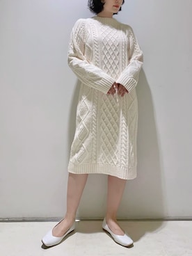 「アイテム（ルームウェア）」を使った、gelato piqueさん（レディース・155cm）の冬コーディネート