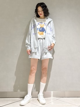 「アイテム（ルームウェア）」を使った、gelato piqueさん（レディース・168cm）の夏コーディネート