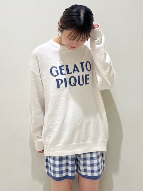 セール】ロゴプルオーバー&チェックショートパンツセット（ルーム