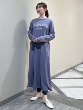 「アイテム（ルームウェア）」を使った、gelato piqueさん（レディース・158cm）の冬コーディネート