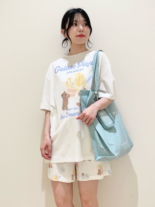 アイスクリームベアワンポイントTシャツ（ルームウェア/パジャマ