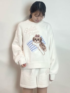 「アイテム（ルームウェア/パジャマ）」を使った、gelato piqueさん（レディース・158cm）の秋コーディネート