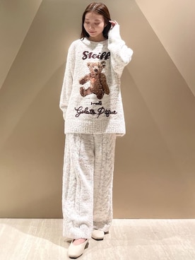 「アイテム（ルームウェア/パジャマ）」を使った、gelato piqueさん（レディース・150cm）の冬コーディネート