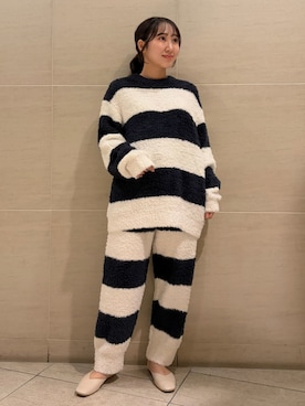 「アイテム（ルームウェア）」を使った、gelato piqueさん（レディース・158cm）の秋コーディネート