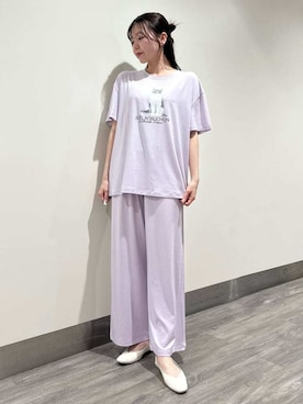 「アイテム（ルームウェア）」を使った、gelato piqueさん（レディース・158cm）の春コーディネート