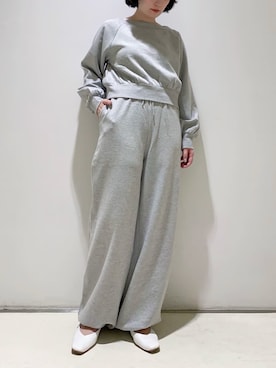 「アイテム（ルームウェア）」を使った、gelato piqueさん（レディース・155cm）の秋コーディネート