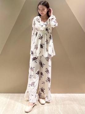 「アイテム（ルームウェア）」を使った、gelato piqueさん（レディース・150cm）の秋コーディネート