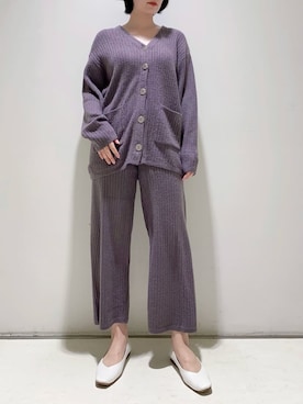 「アイテム（ルームウェア/パジャマ）」を使った、gelato piqueさん（レディース・155cm）の秋コーディネート