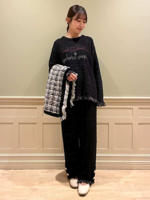 セール】【JOEL ROBUCHON】ツイードモコブランケット（ブランケット