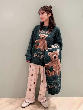 「アイテム（インテリア）」を使った、gelato piqueさん（レディース・156cm）の冬コーディネート