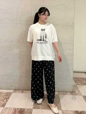 「アイテム（ルームウェア）」を使った、gelato piqueさん（レディース・148cm）の春コーディネート