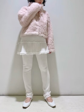 「アイテム（ルームウェア/パジャマ）」を使った、gelato piqueさん（レディース・155cm）の冬コーディネート