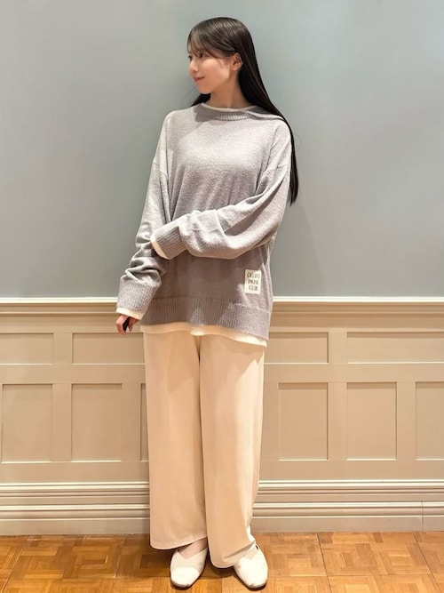 セール】レーヨンロゴロングパンツ（ルームウェア/パジャマ）｜gelato