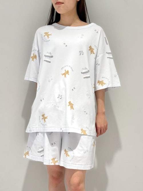 セール】ウォッシングベア柄Tシャツ（ルームウェア/パジャマ