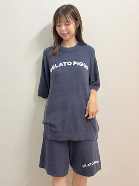 「プルオーバー」｜gelato piqueさん（レディース・161cm）の夏コーディネート