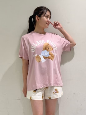 「アイテム（ルームウェア）」を使った、gelato piqueさん（レディース・160cm）の夏コーディネート