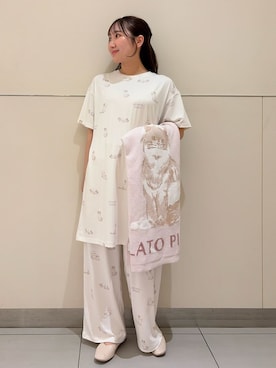 「アイテム（インテリア）」を使った、gelato piqueさん（レディース・158cm）の夏コーディネート
