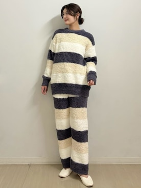 「アイテム（ルームウェア/パジャマ）」を使った、gelato piqueさん（レディース・164cm）の冬コーディネート