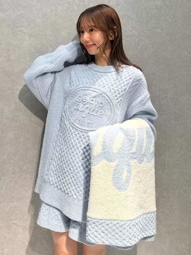 「アイテム（ブランケット）」を使った、gelato piqueさん（レディース・156cm）の冬コーディネート