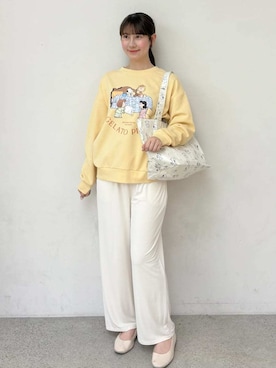 「アイテム（ルームウェア/パジャマ）」を使った、gelato piqueさん（レディース・165cm）の秋コーディネート