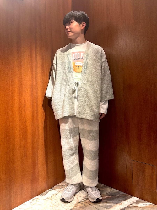 HOMME】べビモコグッドモーニングベアピケチャン（ルームウェア