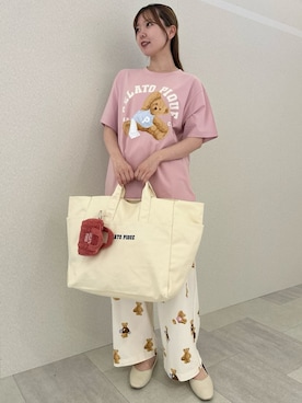「アニマル」｜「アイテム（財布/小物）」を使った、gelato piqueさん（レディース・158cm）の夏コーディネート