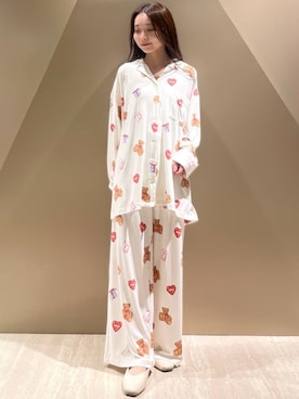 「アイテム（ルームウェア）」を使った、gelato piqueさん（レディース・150cm）の冬コーディネート