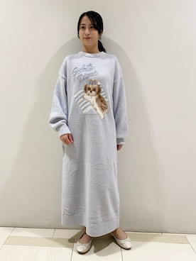 「アイテム（ルームウェア）」を使った、gelato piqueさん（レディース・150cm）の秋コーディネート