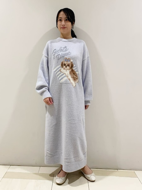 シーズ―ジャガードワンピース（ルームウェア/パジャマ）｜gelato pique