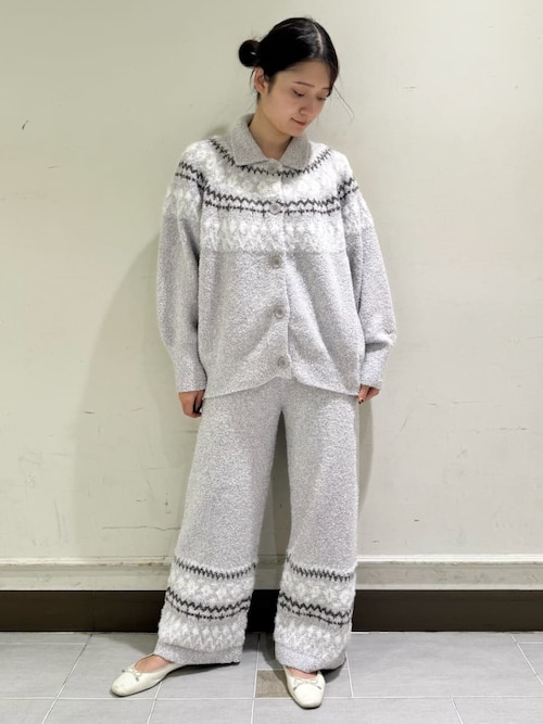 セール】ノルディックカーディガン（ルームウェア/パジャマ）｜gelato