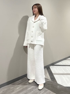 「アイテム（ルームウェア/パジャマ）」を使った、gelato piqueさん（レディース・158cm）の冬コーディネート