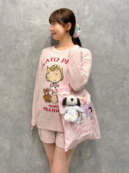 セール】【PEANUTS】【ONLINE限定】オリジナルアート ジャガードプル