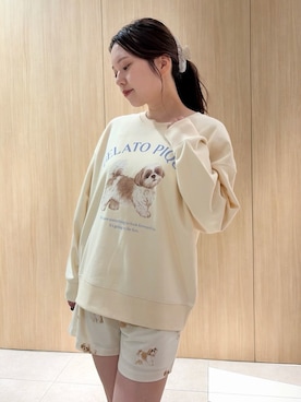 「アイテム（ルームウェア）」を使った、gelato piqueさん（レディース・158cm）の秋コーディネート