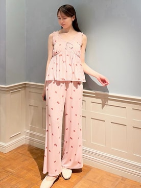 「アイテム（ルームウェア/パジャマ）」を使った、gelato piqueさん（レディース・161cm）の夏コーディネート
