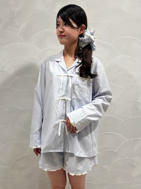 「アイテム（ルームウェア）」を使った、gelato piqueさん（レディース・163cm）の夏コーディネート