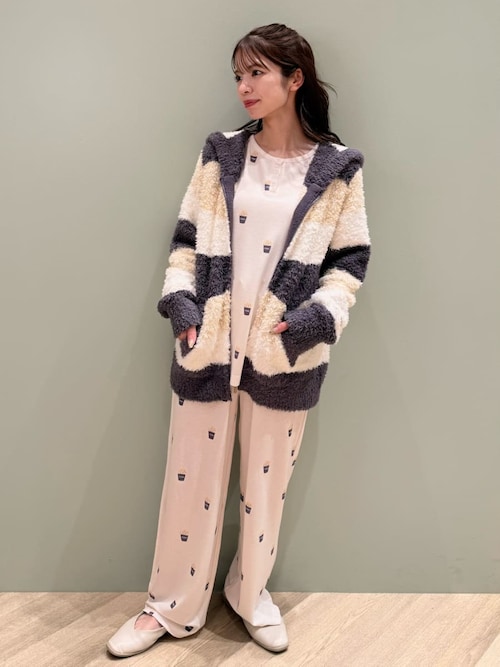 セール】モチーフ3柄ワッフルロンT（ルームウェア/パジャマ）｜gelato