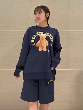 「アイテム（ルームウェア）」を使った、gelato piqueさん（レディース・158cm）の夏コーディネート