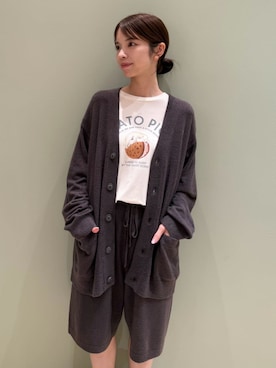 「アイテム（ルームウェア）」を使った、gelato piqueさん（レディース・156cm）の夏コーディネート