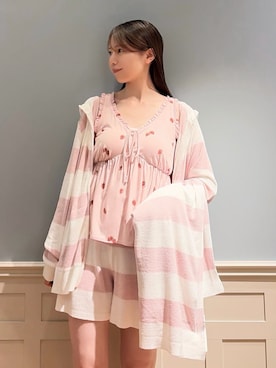 「アイテム（ブランケット）」を使った、gelato piqueさん（レディース・161cm）の夏コーディネート