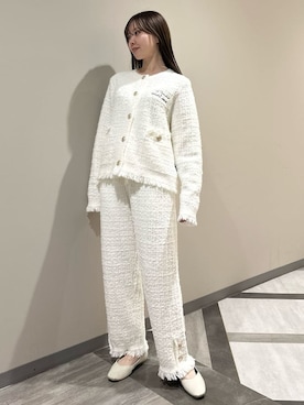 「アイテム（ルームウェア/パジャマ）」を使った、gelato piqueさん（レディース・158cm）の秋コーディネート