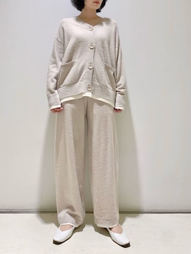 「アイテム（ルームウェア）」を使った、gelato piqueさん（レディース・155cm）の冬コーディネート