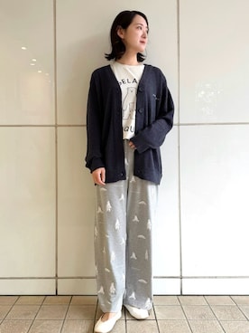 「アイテム（ルームウェア）」を使った、gelato piqueさん（レディース・160cm）の春コーディネート