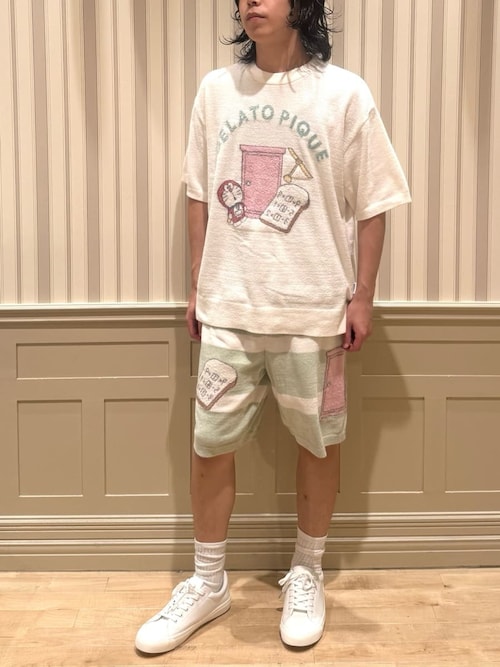 ドラえもん】【メンズ】ジャガードプルオーバー&ハーフパンツセット