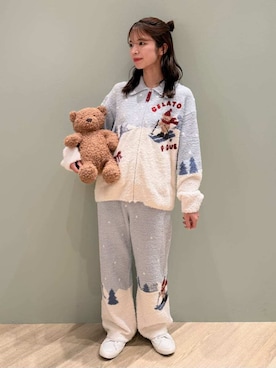 「アイテム（その他雑貨）」を使った、gelato piqueさん（レディース・156cm）の秋コーディネート