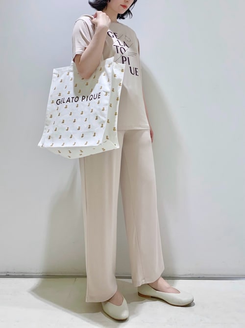 【gelato pique】総柄ホビートート gelato pique｜総柄ホビートート | Rakuten Fashion(楽天