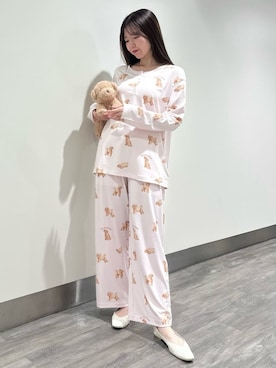 「アイテム（おもちゃ、ブラウン系）」を使った、gelato piqueさん（レディース・158cm）の夏コーディネート