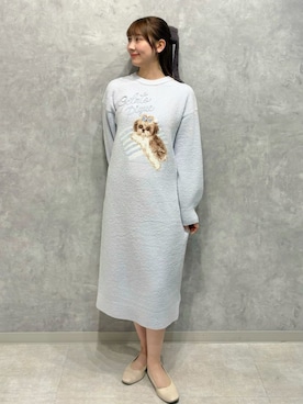 「アイテム（ルームウェア）」を使った、gelato piqueさん（レディース・165cm）の秋コーディネート