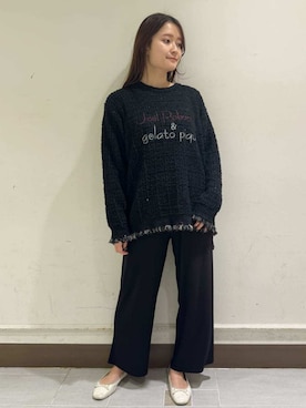 「クリスマス」｜「アイテム（ルームウェア/パジャマ）」を使った、gelato piqueさん（レディース・160cm）の秋コーディネート