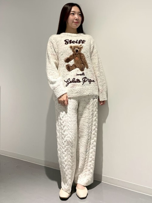 Steiff】パウダーネップアランロングパンツ（ルームウェア/パジャマ